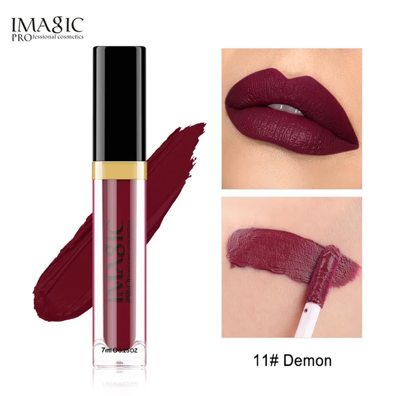 

IMAGIC Lipsticks Fashion Waterproof Matte matte long lasting nonmarking non-stick cup lipstick lip gloss Lipstick dropship Dec24
