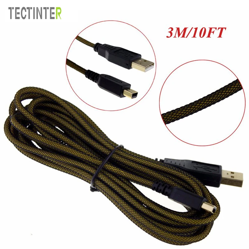 USB Data Cable For New 3DS XL Sync Power Charger Charging Cord Cable