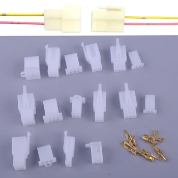 

CITALL 50pair 2/3/4/6/9 pin Automotive electrical wire auto car pin Connector Auto Crimp Terminalfor for Cars Bike Motorcycles