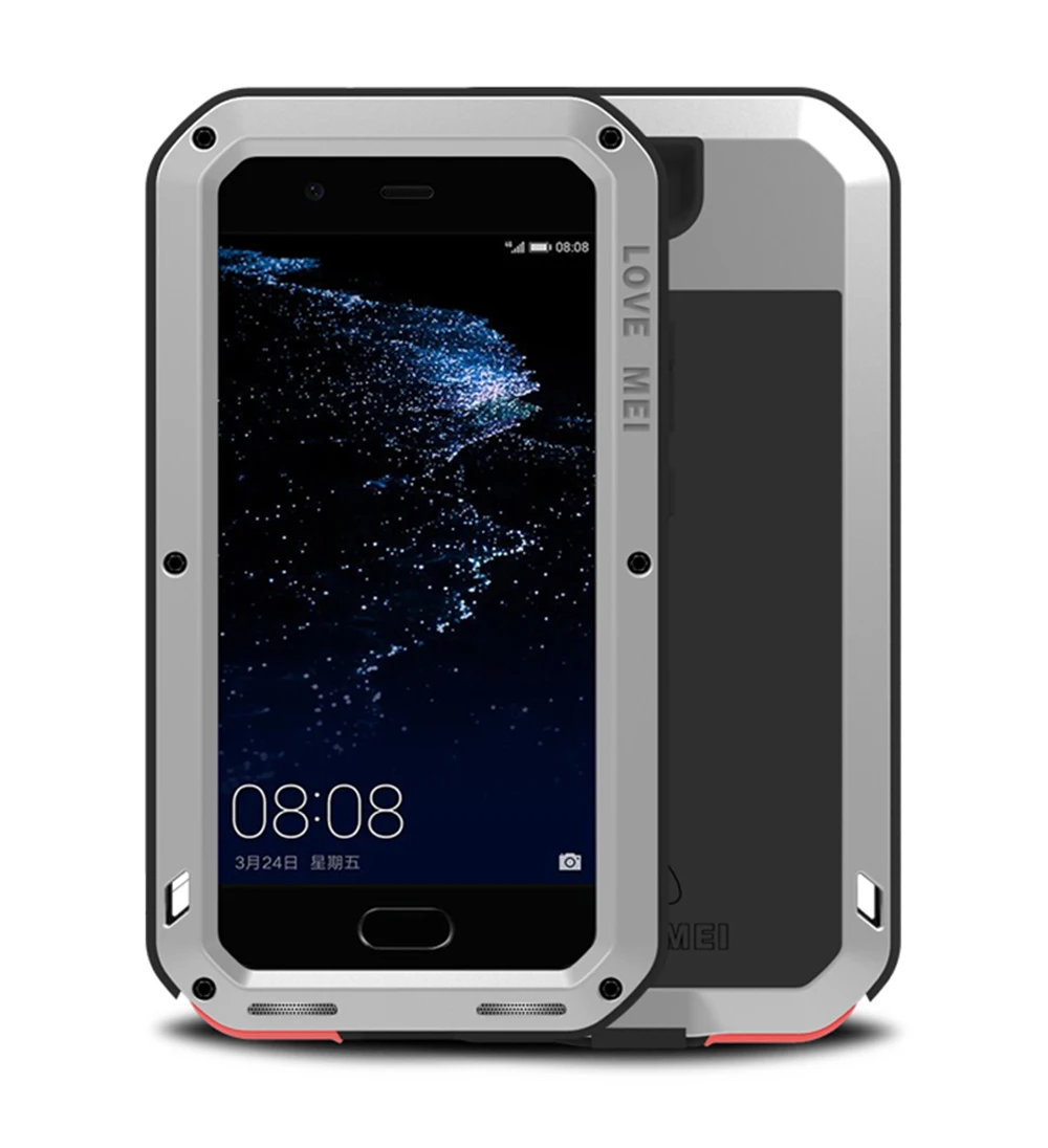 

For HUAWEI P10 / P10Plus Full 360 degree AntiDrop Shock Dirt Waterproof Snow Metal Protect Cover Case