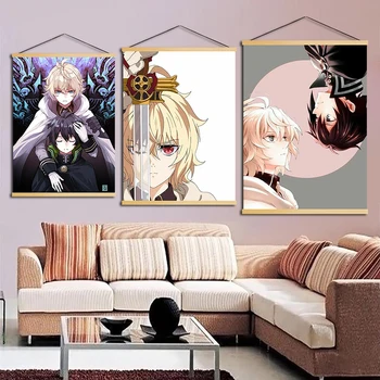 

Wall Art Painting Solid Wood Dororo Aniation Role Print Canvas Modern Hanging Scrolls for Boys Bedroom Poster Home Decoration