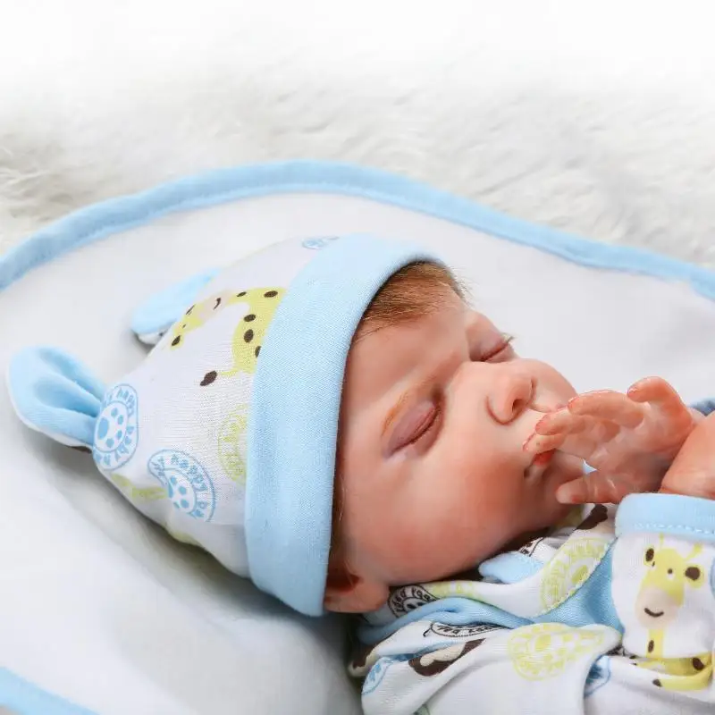 

New Arrival 22 Inch 55cm Reborn Baby Doll Real Life Like Reborn Doll Baby Boy Realistic Handmade Baby Doll Toddler Xmas Toy Gift