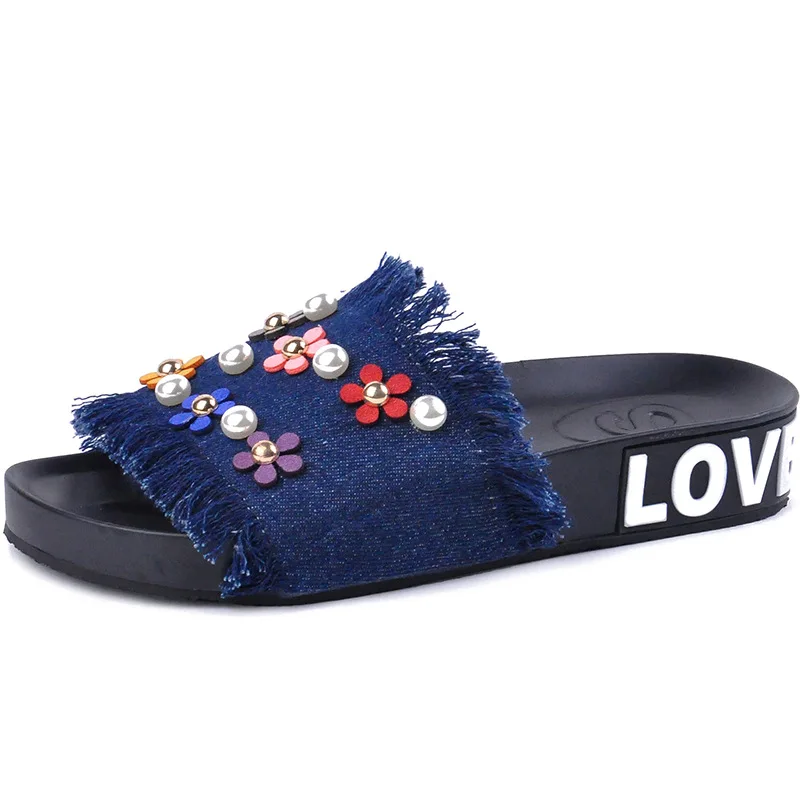 trendy platform preparation fashion slippers