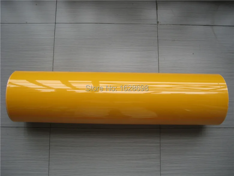 

CDC-04 Yellow color PVC heat transfer Korea colored cutting vinyl die-cut transfer vinyl free shipping size: 50*100cm