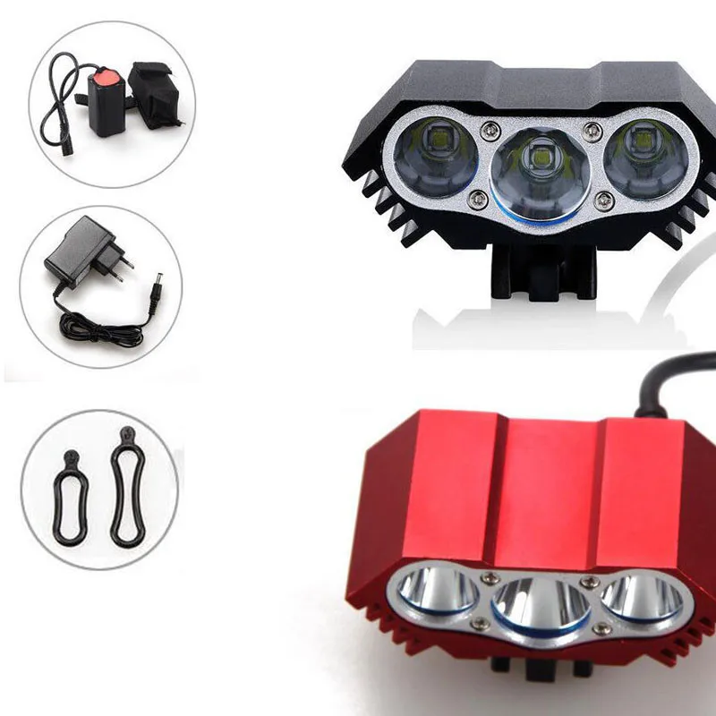6000 Solarstorm Lumen 3x XM-LT6 светодиодный велосипедный светильник для велосипеда с