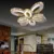 Crystal chandelier ceiling Three colors with remote control modern chandeliers lighting fixtures Lustres de cristal