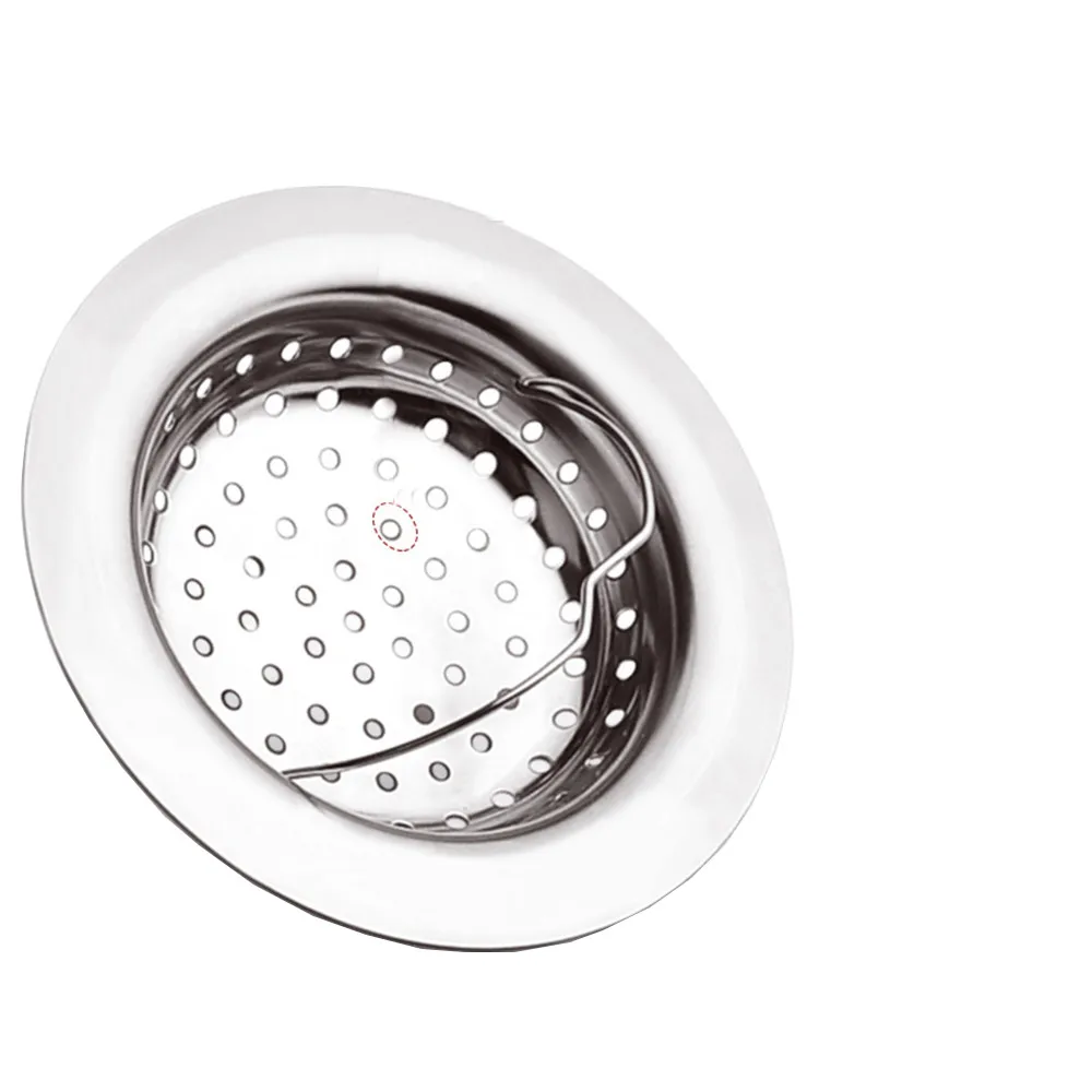 New Home Kitchen Sink Drain Strainer Stainless Steel Mesh Basket
