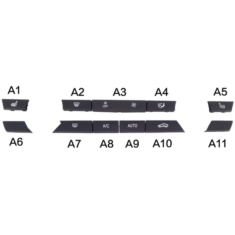 

Air Conditioning volume Seat heating switch button low end for BMW 5 6 7 Series 520 523 525 528 530 535 535GT 730 740 750 760