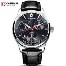 CARNIVAL switzerland Men Watch Top brand luxury Multifunction Automatic Mechanical watches Men Waterproof Luminous clocks montre CARNIVAL switzerland Men Watch Top brand luxury Multifunction Automatic Mechanical watches Men Waterproof Luminous clocks montre