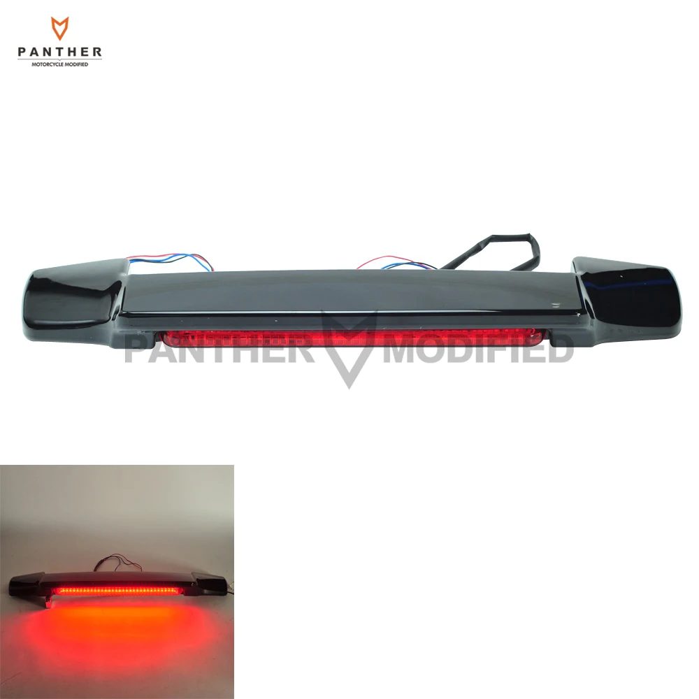 

Red LED Tail Light Spoiler Motorcycle Rear Light case for Harley Touring Electra Glide Chopped King Tour Pak