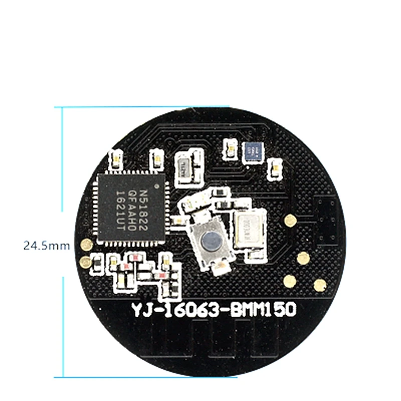 

NRF51822 Bluetooth 4 module + temperature and humidity sensor application PCBA/ Bracelet positioning network can be customized
