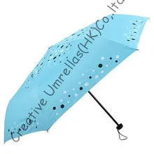 6k карманные Зонтики из стекловолокна, трехслойные зонтики, открывающиеся вручную, ветрозащитные, защита от УФ лучей, supermini, карманные зонтики