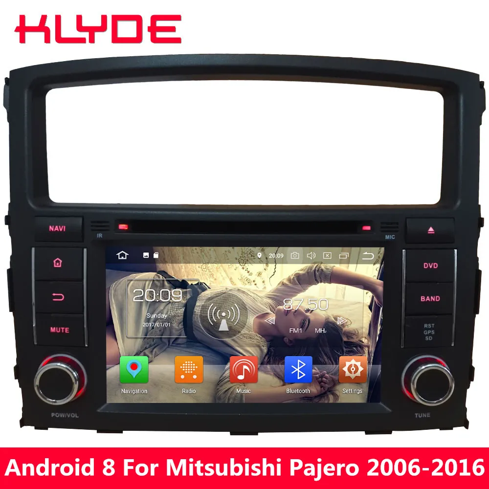 

KLYDE 7" Android 8 4G Octa Core 4GB RAM 32GB ROM Car DVD Player For Mitsubishi Pajero V97 V93 2006 2007 2008 2009 2010 2011-2016