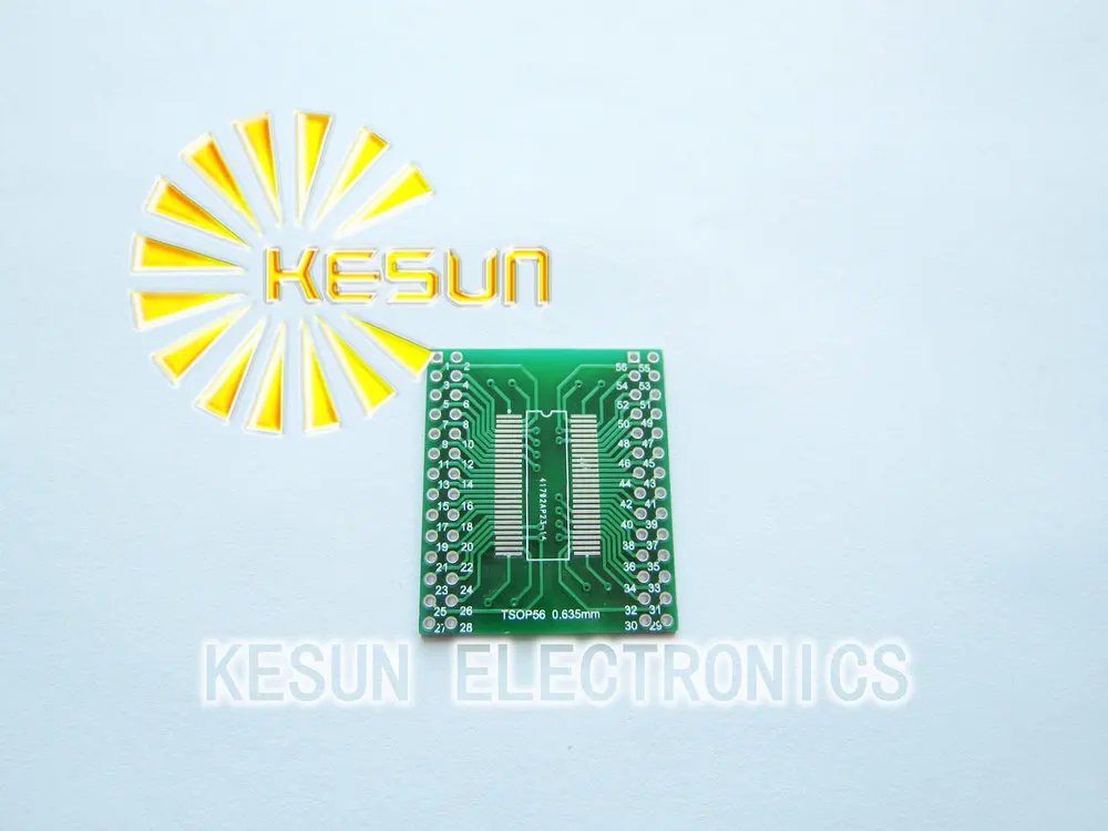 

FREE SHIPPING 100PCS TSSOPII TSSOP56 turn DIP56 56pin SDRAM 0.635mm / 0.8mm IC adapter Socket / Adapter plate PCB