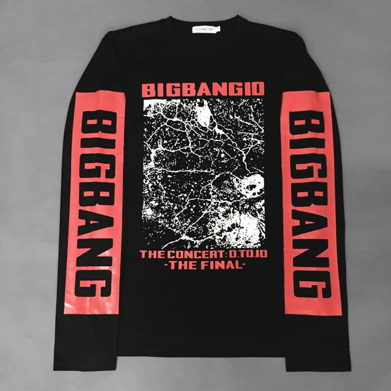 WXCTEAM BIGBANG Gdragon Толстовка Peaceminusone Весна Осень Длинные рукава толстовки корейский