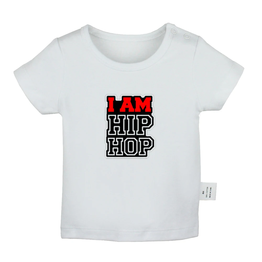 Крутые уличные футболки для новорожденных в стиле панк-рок с драпировкой и принтом в стиле хип-хоп однотонные футболки с короткими рукавами для малышей