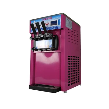 

factory 18L/H floor standing 3 flavors soft service ice cream mixer machine with CE certification