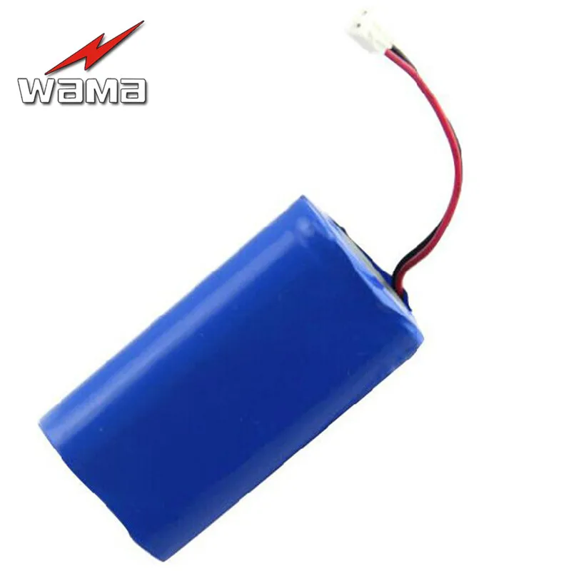 1x Wama 6600 mAh 18650 3,7 V литий-ионные перезаряжаемые литиевые батареи пакеты для рыбалки фонарь со светодиодами 3 шт параллельно