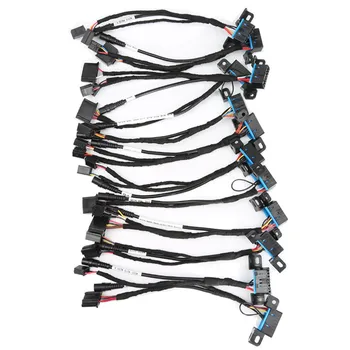 

12 Cables EIS ELV Test Cables for M-ercedes for B-enz Works Together with VVDI MB BGA Tool with G-ateway 164 209 211 adapter