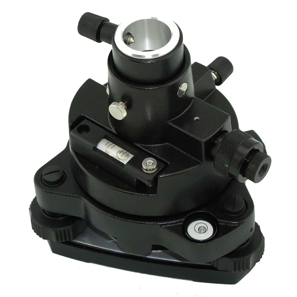 

BLACK TRIBRACH and ADAPTER With optical plummet FITS PRISM SETUP ( erect image )
