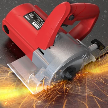 

Electric Circular Saw For Woodworking Multi-function Cutting Machine Household Small Flip Saw Circular 110mm Blade