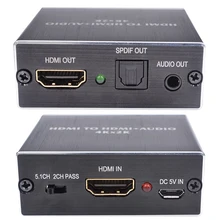 4k x 2k extrator de áudio + optical toslink spdif + 3.5mm conversor de extrator de áudio estéreo hdmi-divisor de áudio compatível mais recente