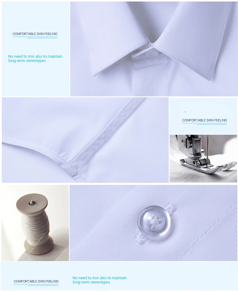 BROWON Brand New Formal Shirt Men Short Sleeve Shirt Turn Down Color Slim Fit Casual Shirt Plus Size M-5XL Camisa Masculina06