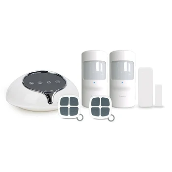 

High quality 433mhz GSM WIFI burglar alarm system support multi different detector sensor