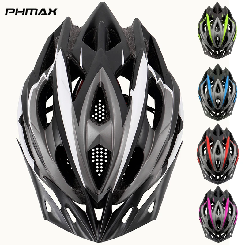 

PHMAX 2019 Bicycle Cycling Helmet Ultralight EPS+PC Cover MTB Road Bike Helmet Integrally-mold Cycling Helmet Cycling Safely Cap