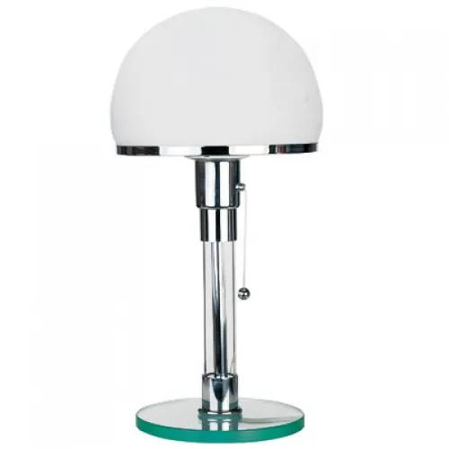 Дизайнерская осветительная Реплика Wilhelm Wagenfeld WG24 Bauhaus настольная лампа-Bauhaus лампа - Цвет абажура: Белый