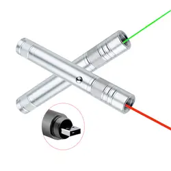 USB Перезаряжаемые лазерная указка зеленый/красный 532NM/650NM 1000 м расстояние Lazer для руководства/встреча/Спорт /разведка встроенный Батарея