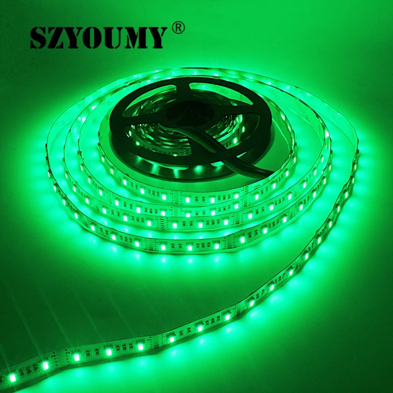 SZYOUMY Новые Поступления RGB + CCT Светодиодная лента 5050 60 светодиодов/метр 12 вольт 5 в 1