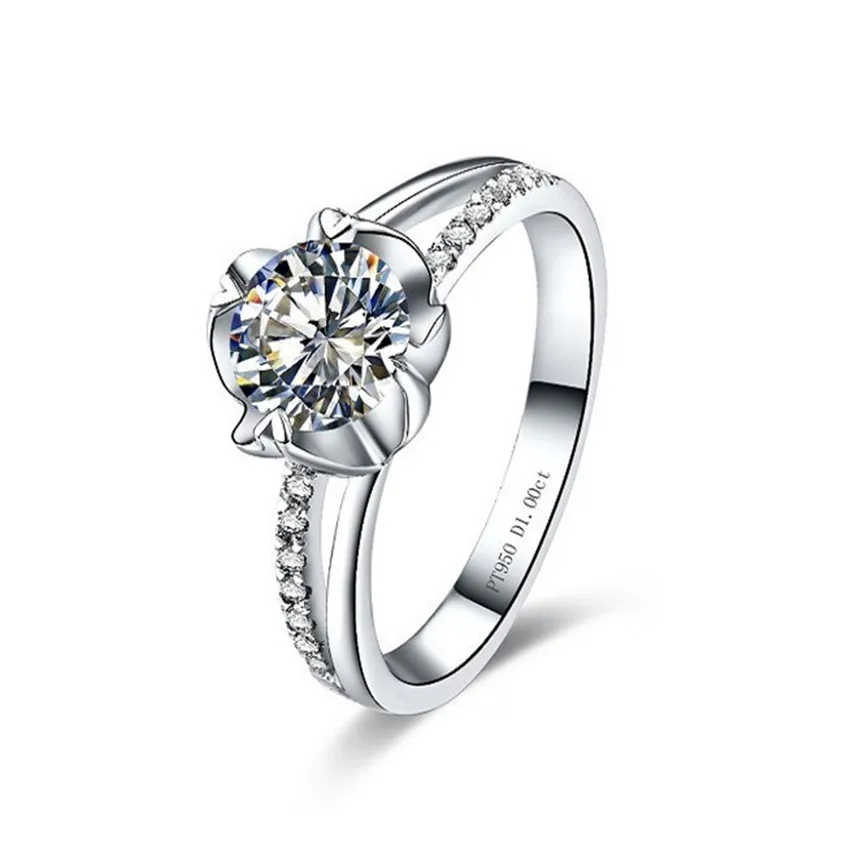 Pretty Jewel 0.5CTW 5 0 мм G-H Moissanite предложение для бракосочетания тест положительная