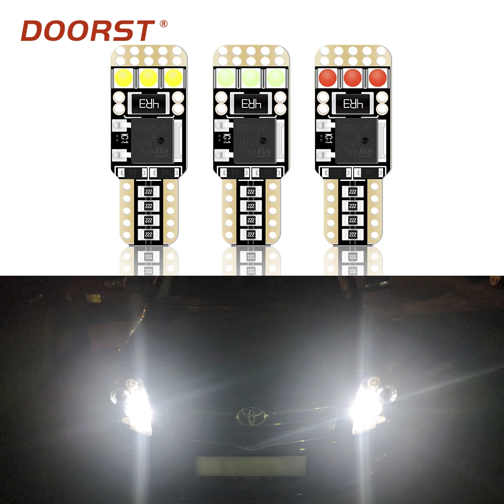 

100% Canbus T10 W5W LED Car Parking Light Error Free Auto Lamp Bulb For Toyota Carina E ED Celica 230 200 180 160 Chaser 100 90