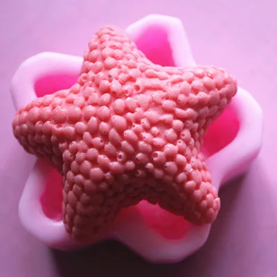 Starfish S180 Ремесло Искусство Силиконовые формы для мыла ремесленные формы DIY ручной работы формы для мыла