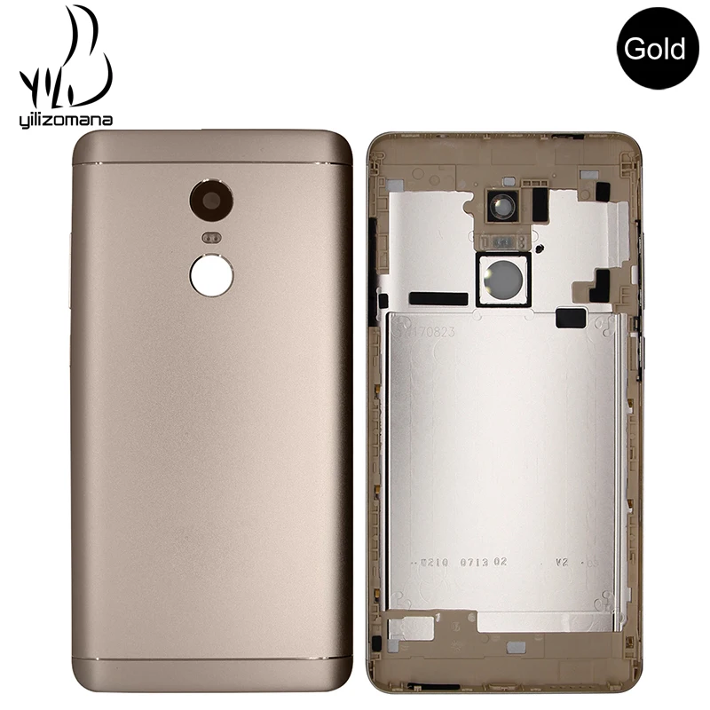 YILIZOMANA оригинальная замена корпуса задней двери телефона для Xiaomi Redmi Note 4x MTK HelioX20 Snapdragon 625 Задняя крышка батареи - Цвет: Gold Snapdragon 625