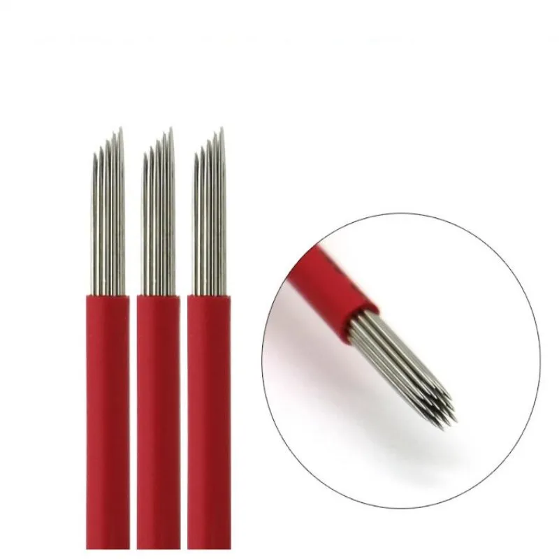 

manual pen Semi permanent makeup manual fog pen needle R19 microblading fog eyebrow tattoo pen blades