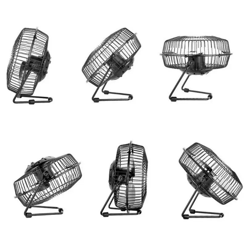 Солнечная панель Питание Железный Вентилятор охлаждения кулер вентиляция автомобильный вентилятор охлаждения для наружного путешествия рыбалка домашний офис дюймов 8 дюймов черный
