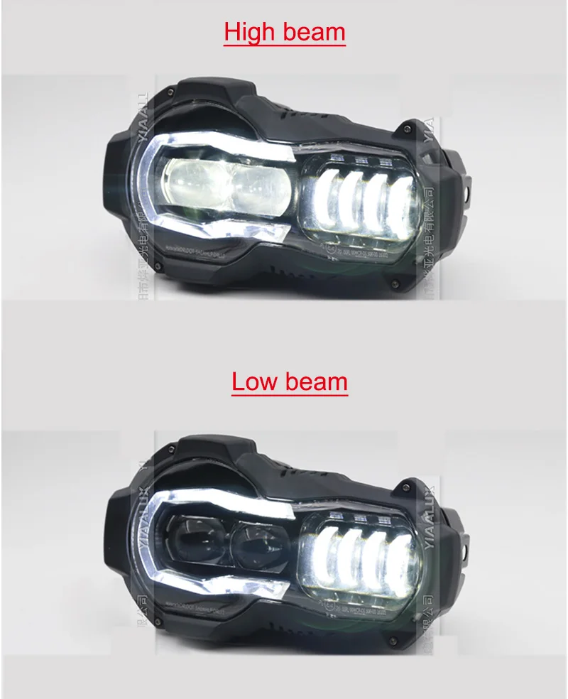  2018 LED Headlight for BMW R1200GS R 1200 GS adv r1200gs lc 2004-2012(fit oil cooler) - 32863473217