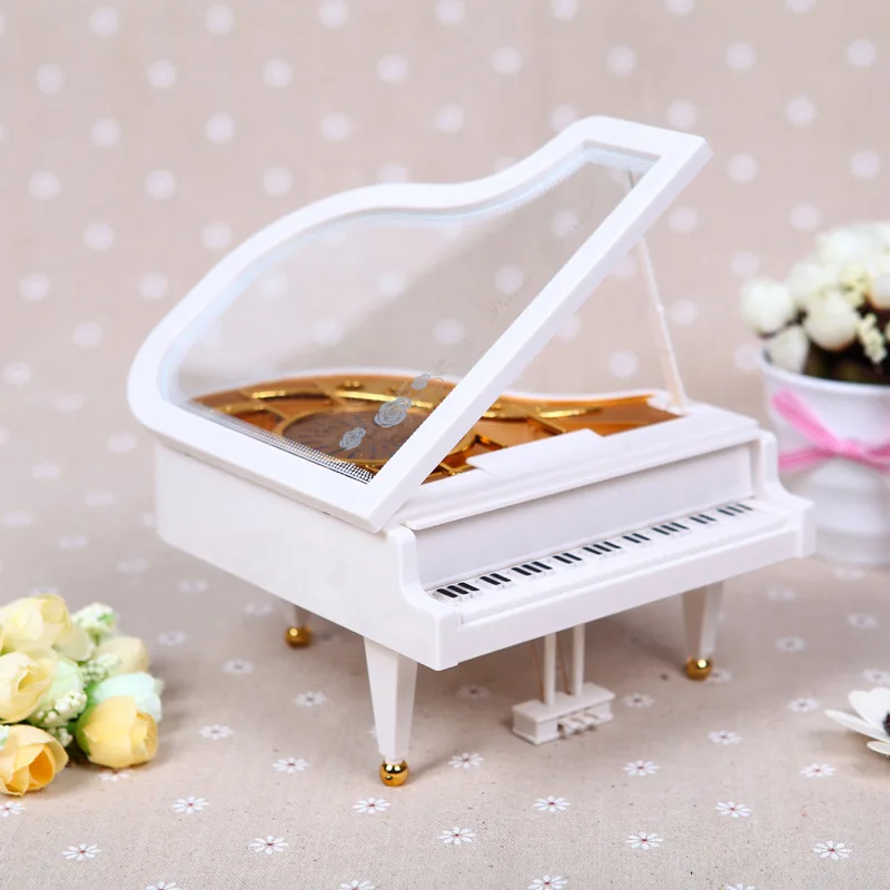 Mechanism Piano Music Box Classical Vintage Movement Girl Ballerina