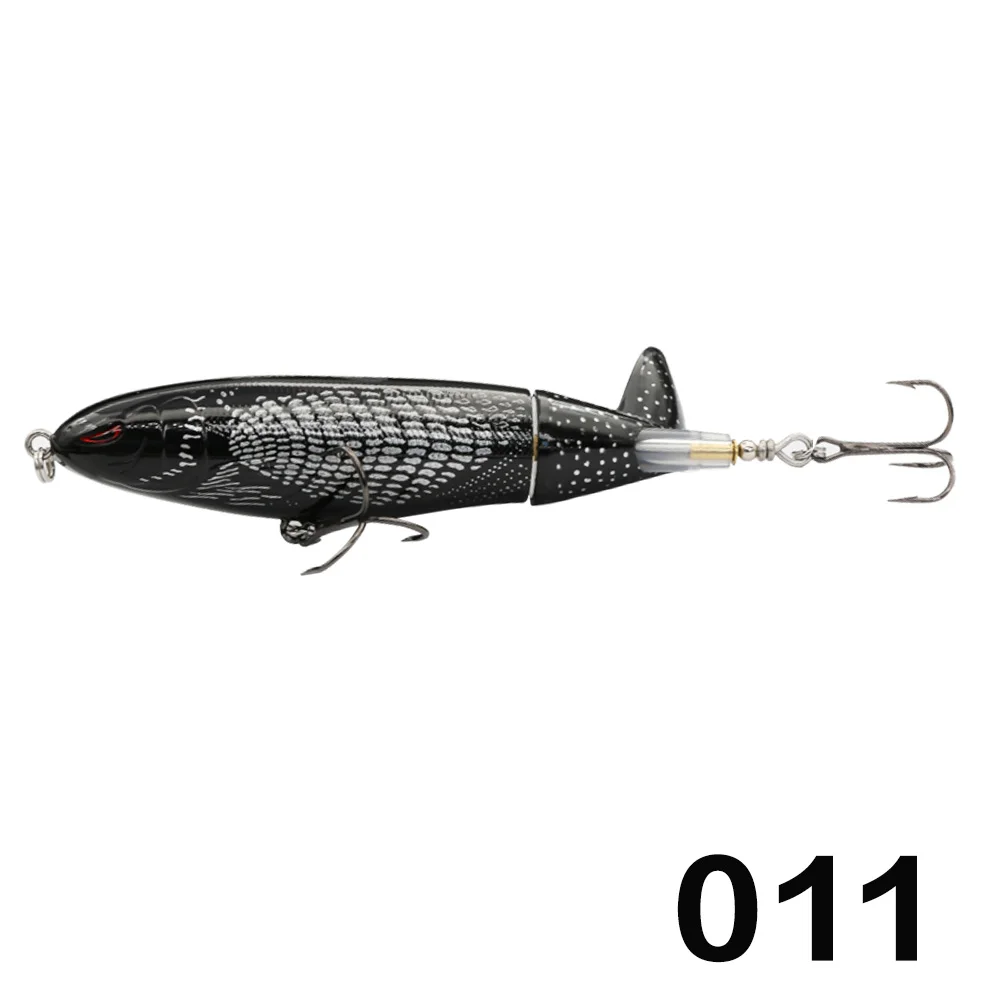 Hunthouse Whopper Plopper, жесткая приманка-карандаш с верхней водой, приманка для рыбалки, 9 см, 13 г, 13 см, 39 г, мягкая, вращающийся хвост, искусственная приманка - Color: 011