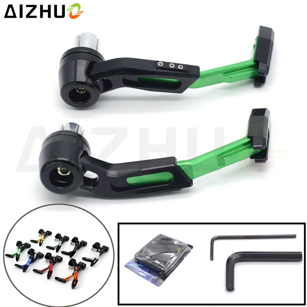 Motorcycle Hand Guard Brake Clutch Lever Guard CNC Aluminum slider Protection For Kawasaki Ninja 250R 650 ZX6R ZX9R Z 750 Z1000