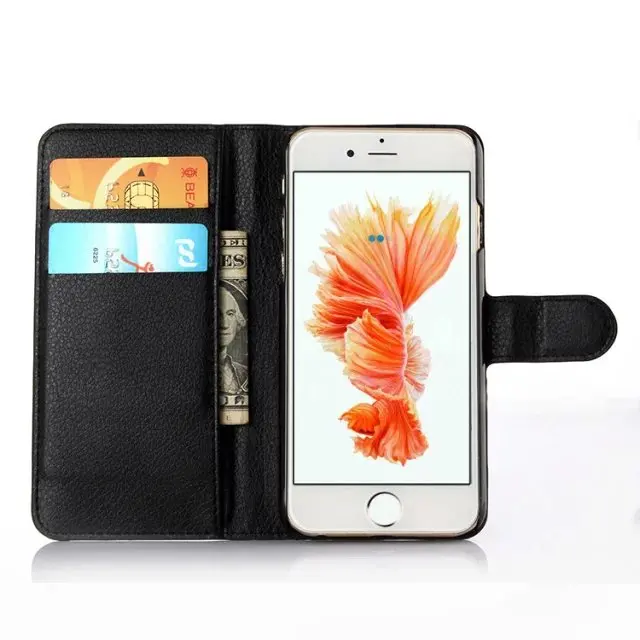 Gligle 100 шт./лот gligle Smart magenetic держателя карты Стенд кожаный чехол для iPhone 6 S Чехол