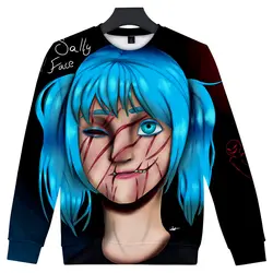 Горячая 3D Sally Face Frdun Tommy круглый воротник толстовка с капюшоном крутая игра толстовка модная повседневная осенняя и зимняя 3D одежда