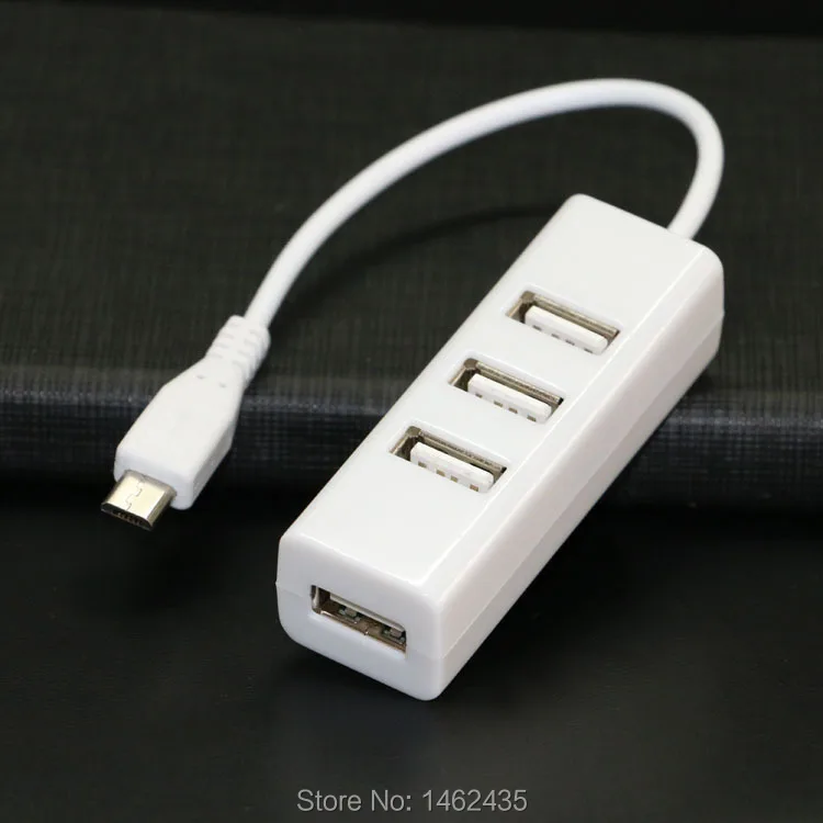 Лучшая Цена И Высокое Качество 4 Порт Micro USB Power Зарядки OTG Hub Cable Connector Spliter для Samsung