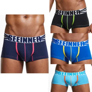 

LNCDIS New Male Underwear Men Boxer Men's Sexy Underpants For Man Panties Comfortable Breathable Fashion New 2019