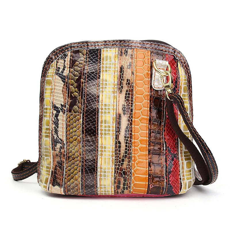 AEQUEEN женская сумка на плечо, весенние сумки-почтальонки из натуральной кожи, бриллиантовые 3D Цветочные Лоскутные сумки через плечо, случайные цвета