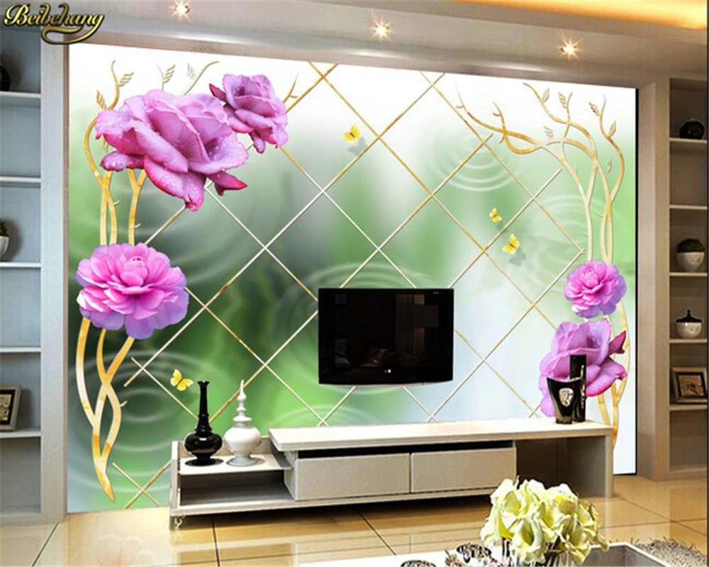 

beibehang Custom mural wallpaper TV backdrop sofa three-dimensional space expan papel de parede 3d photo wallpaper wall paper