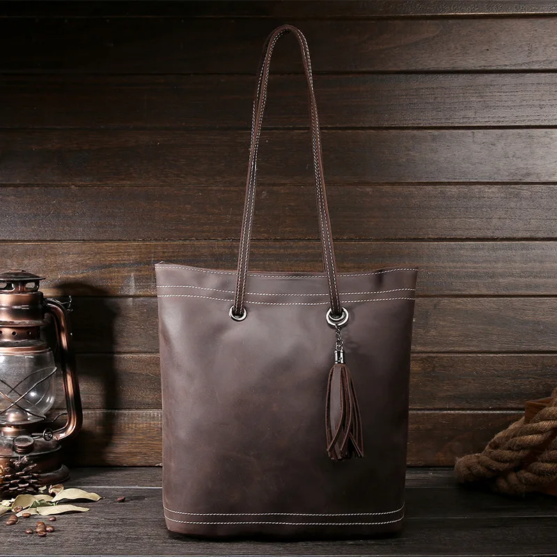 

Vintage Style Women's Genuine Leather Shoulder Bag Lady's Sling Bag Handbag Messenger Bag Pouch For Female Lady LS1004