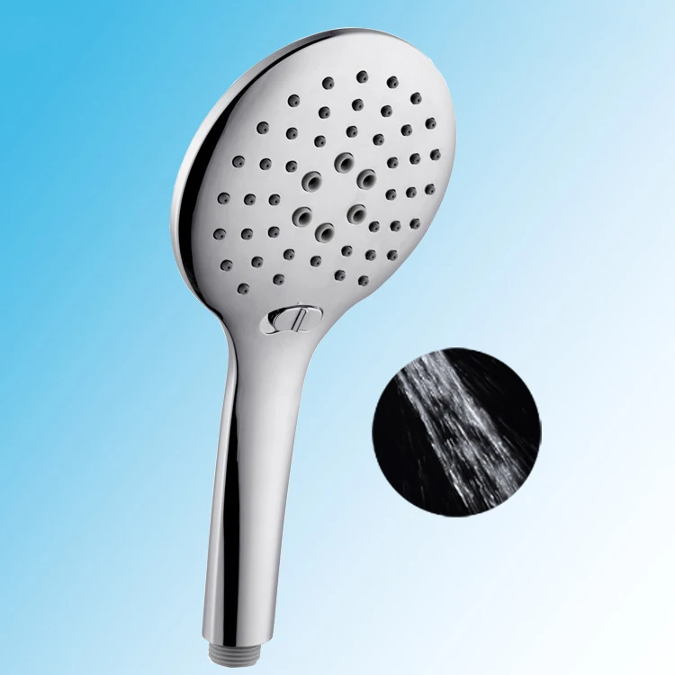 

Head Hand Hold Rain Round ABS Plastic Bathroom Accessories Pressurized Water-saving Shower Faucet Chuveiro Ducha Douche